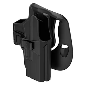 Functional black quick release polymer waistband belt slide gun holster for Glocck19