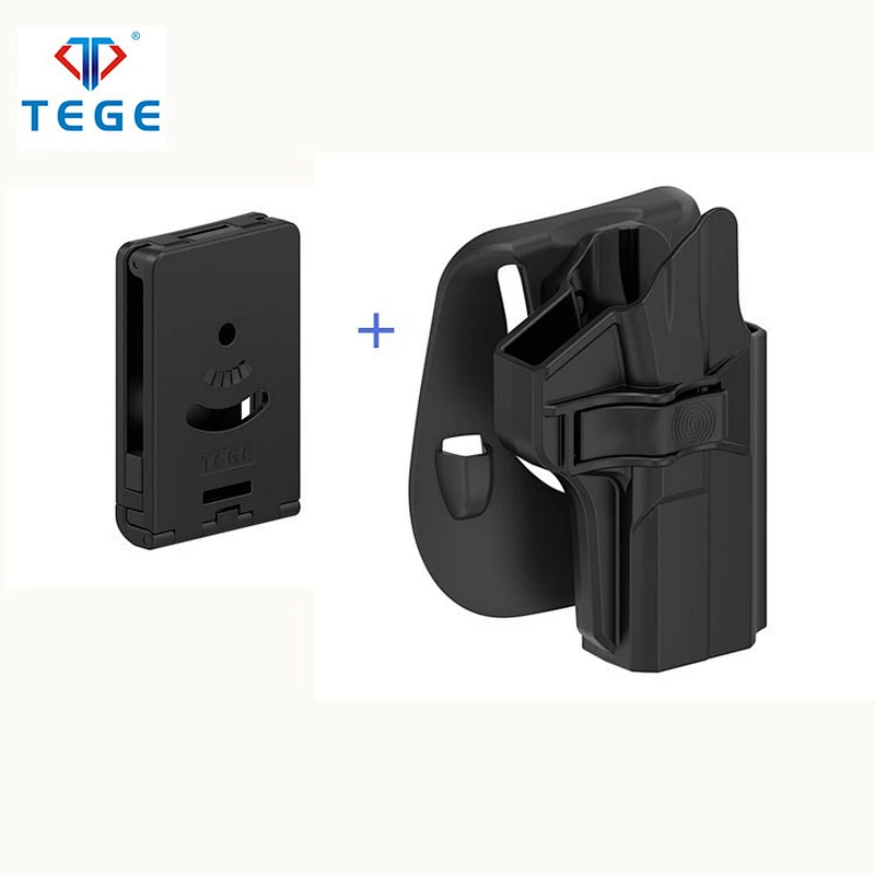 Black tactical military police pistol cover gun holster for S&W M&P 9mm & M&P Full Size .40