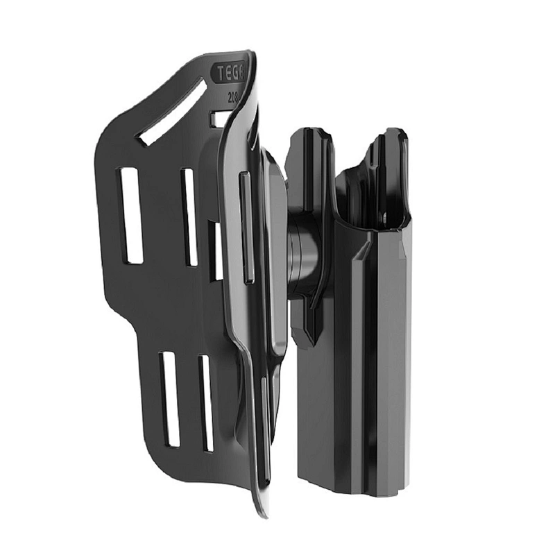 TEGE Hot Selling Polymer Gun Holster Resistant To High Temperature And Corrosion Glock 17 19 Left&Right hand With Leg Attachment