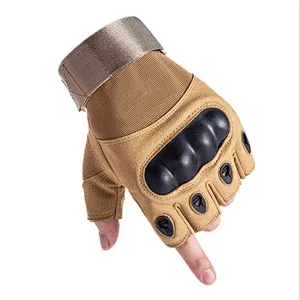 Fingerless glove military police hunting protective outdoor gear