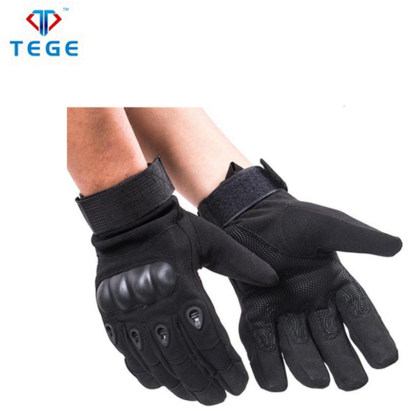 New Design Nylon Touch Screen Military Tactical Airsoft Outdoor Hard Knuckle Full Finger Gloves