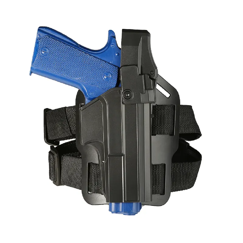 Tege 2020 hot selling polymer gun holster for Glock 17/22/31 Level 3 leg holster with Drop leg platform attachment
