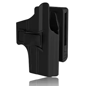 Glock 43 Holster, Tactical Outside Waistband Belt Holsters with Adjustable Cant Fast Draw.