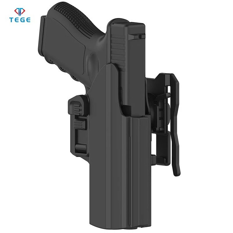 Tege newly fast draw ipsc holster universal gun holster for glock s&w m&p cz p07/p09 h&k usp walther p99 etc gun holster
