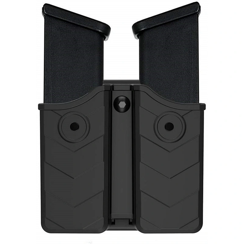 TEGE Factory Universal Desert Pistol Hunting Double Magazine Holder Carrier Tactical Mag Pouch