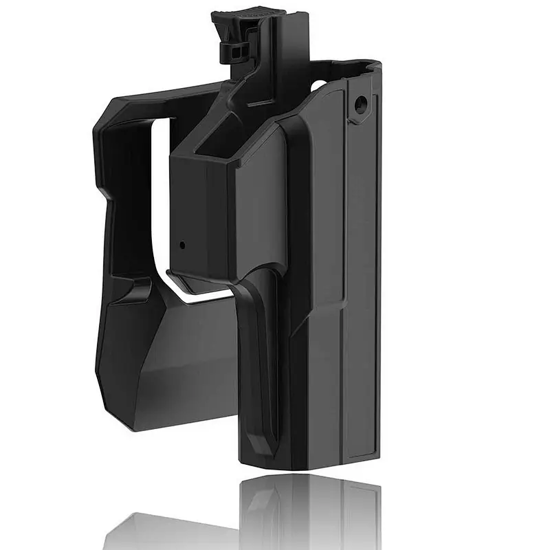 Thumb Release Glock 17 Holster Glock 22 31 Paddle Holster(Gen 1-5), Tactical 360 Degrees Adjustable Outside Waistband Holster