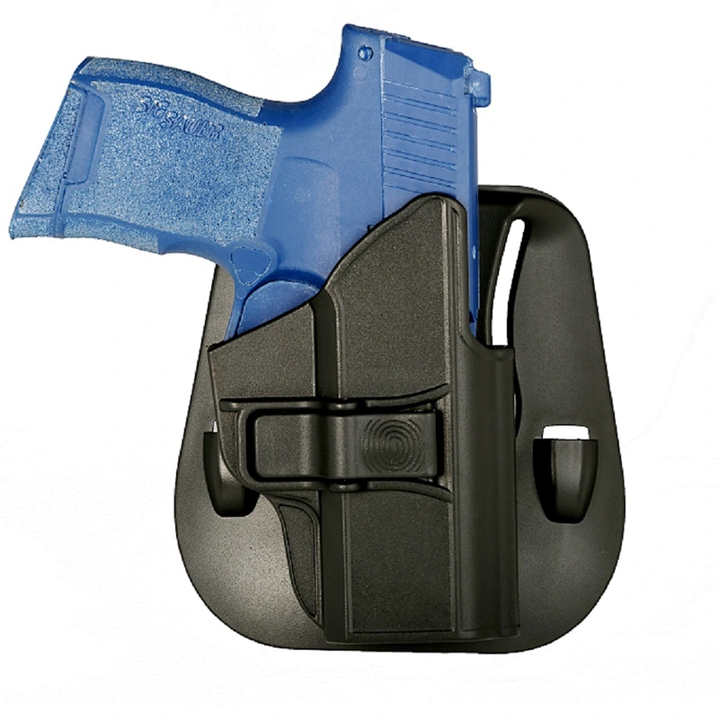 TEGE newly designed OWB polymer quick release holster for sig sauer p365 with paddle accessory