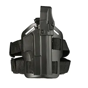Tege 2020 hot selling polymer gun holster for Glock 17/22/31 Level 3 leg holster with Drop leg platform attachment