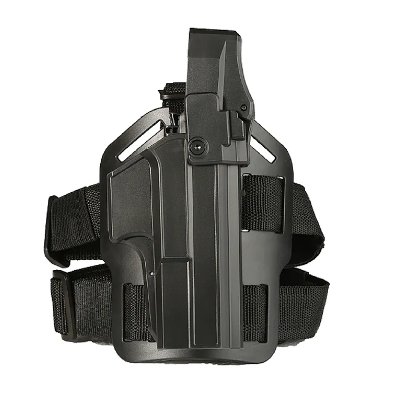 Tege 2020 hot selling polymer gun holster for Glock 17/22/31 Level 3 leg holster with Drop leg platform attachment