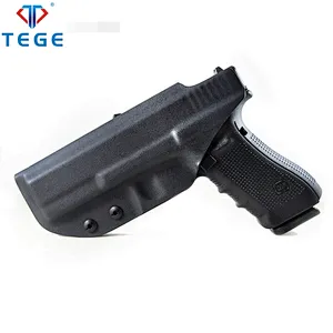 Tege hot selling kydex gun holster fits for glock 17 22 31 concealed gun holster for military police civilian