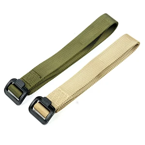 Tactical Belt Military Utility Belt Nylon Web Rigger Belt With Quick-release Buckle For Men Women