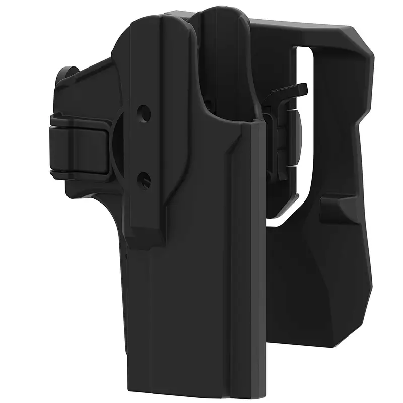 TEGE Perfect Fit Glock 17 22 31 Quick Release Durable Polymer Duty Holster for Both Right Handed & Left Handed