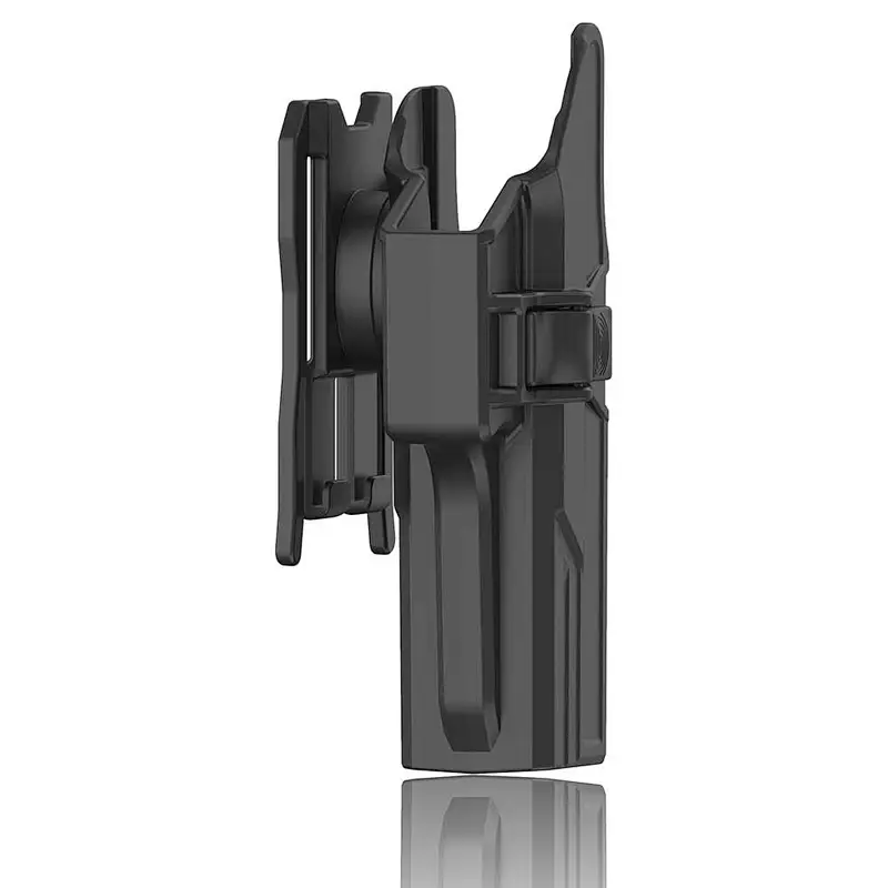 Glock 17 Holster Glock 22 31 MOLLE Holster(Gen 1-5), Tactical 360 Degrees Adjustable Outside Waistband Holster