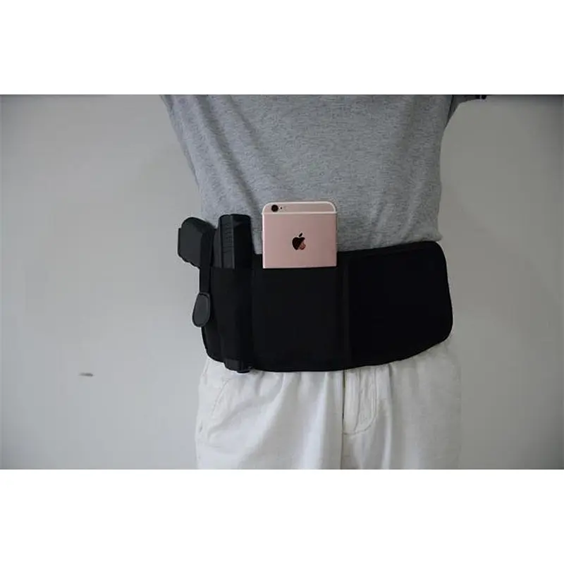 TEGE 2020 Hot Selling Belly band Gun Holster Nylon Holster Suitable For Mobile Phones And handguns