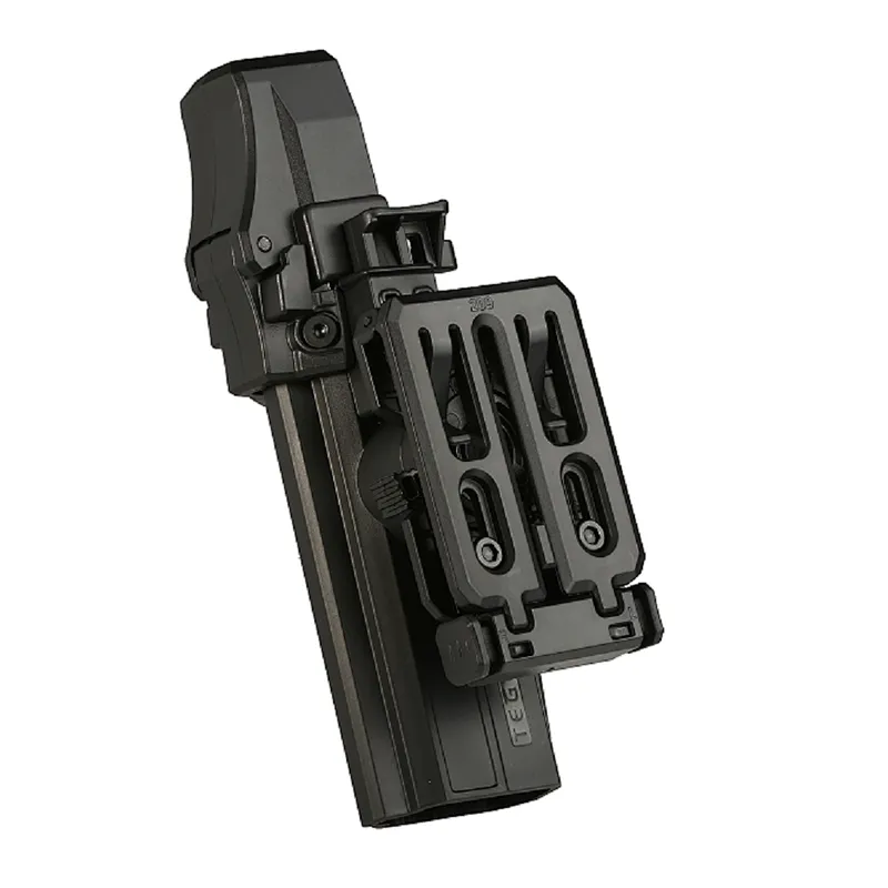 Tege 2020 hot sell newly designed polymer gun holster for Glock 17 Level 3 protection law enforcement with belt clip attachment