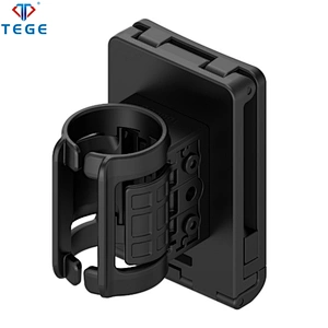 TEGE Tactical Police Baton Holder Universal Polymer Flashlight Torch Holder With Belt Clip Attachment