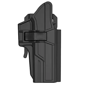 360 degree rotations airsoft holder for glock 17 gen 1-5 molle holster