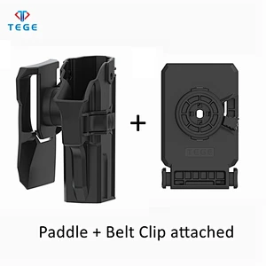Tactop New Release Airsoft Shooting Range Universal IPSC Holster with Paddle and Belt clip