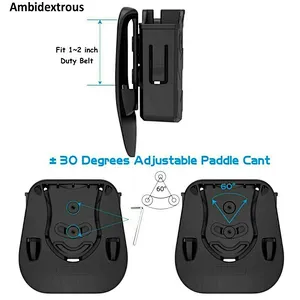 New Military Tactical Hunting Magazine Pouch Concealed Universal Double Stack Mag Pouch 9mm/.40 Belt Clip Holder