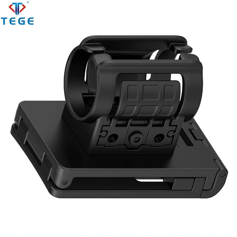 TEGE Tactical Police Baton Holder Universal Polymer Flashlight Torch Holder With Belt Clip Attachment