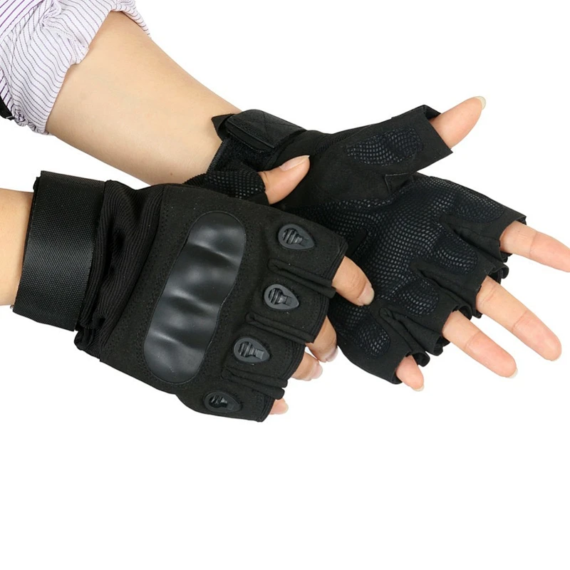 Tactical Half-finger Gloves Outdoor Climbing Anti-wear Protection Anti-skid Fitness Cycling Gloves