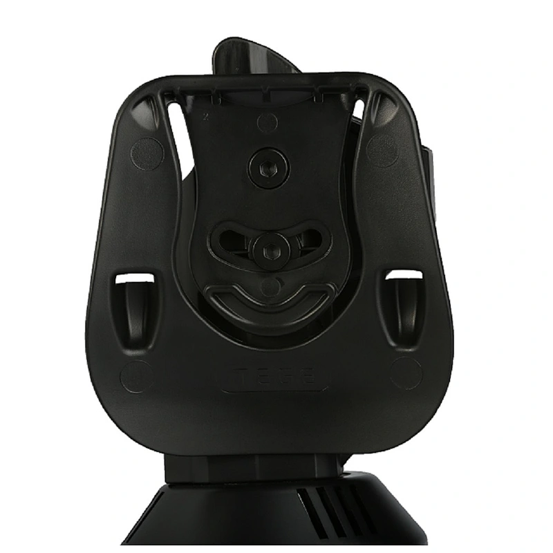 Tege polymer material holster for S&W M&P 9mm gun holster with paddle attachment