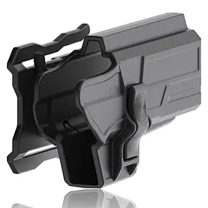 Glock 17 Holster Glock 22 31 MOLLE Holster(Gen 1-5), Tactical 360 Degrees Adjustable Outside Waistband Holster