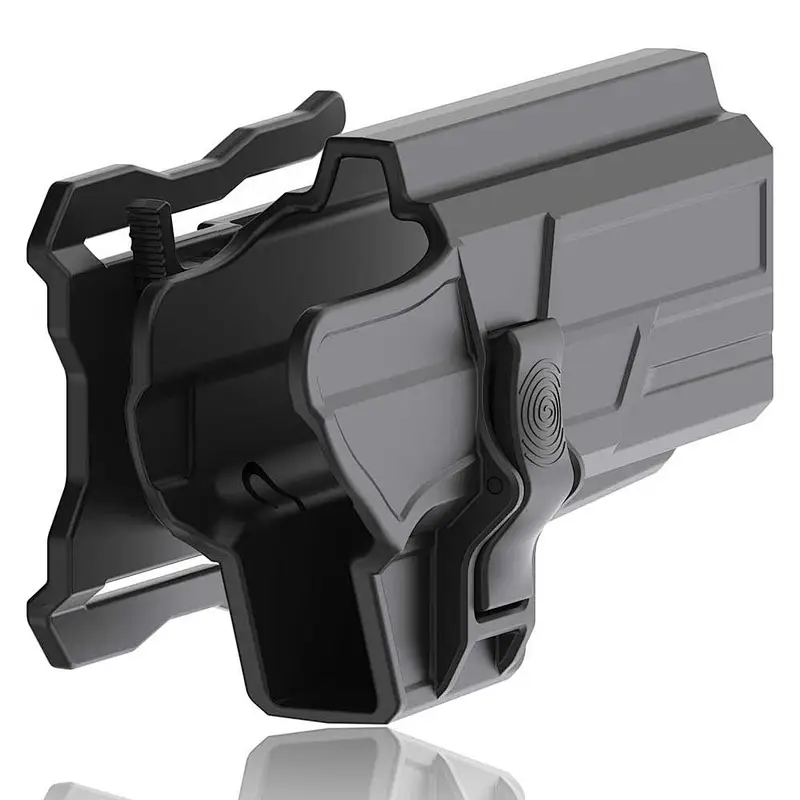Glock 17 Holster Glock 22 31 MOLLE Holster(Gen 1-5), Tactical 360 Degrees Adjustable Outside Waistband Holster