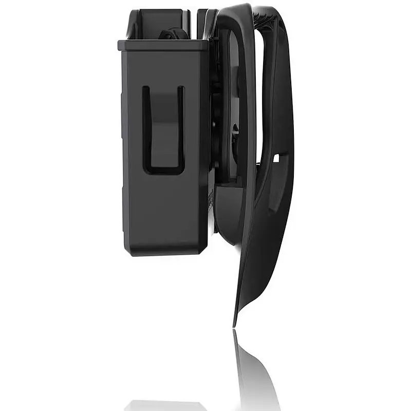 Double Magazine Holster, Universal 9mm .40 Double Stack Mag. Pouch Dual Stack Mag Holder with Adjustable Paddle