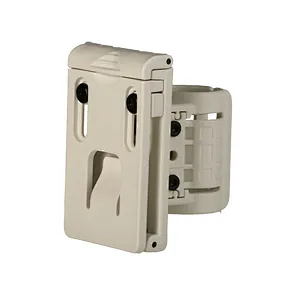 Best Selling Universal White Flashlight Holder With Belt Clip Attached Police Traffic Baton Holder