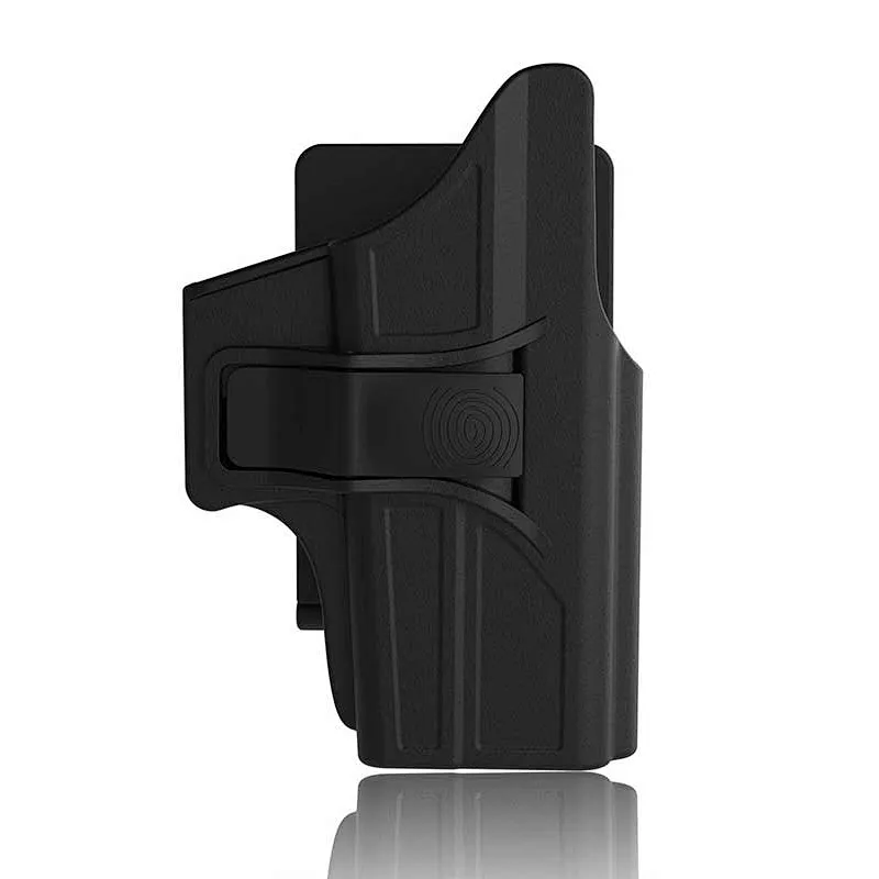 TEGE airsoft gun holster for Glock 43 with belt clip attached law enforcement fast draw & quick release gun holster