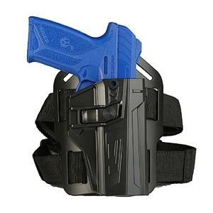Tege polymer gun holster for CZ P07 P09 leg holster with drop leg platform attachment