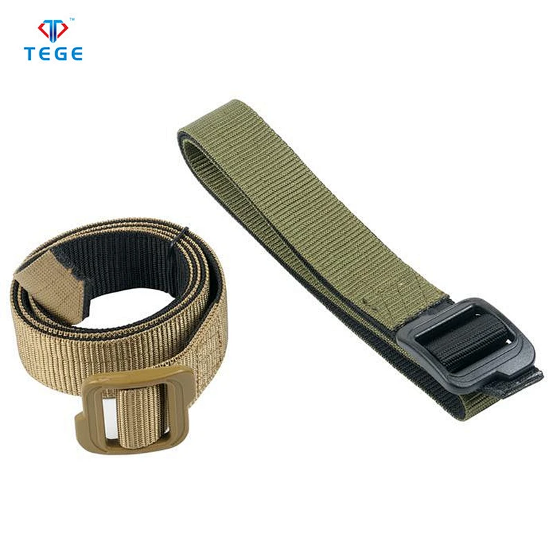 Support Custom Nylon Outdoor Webbing Waist Duty Belt Man Police Camouflage Army Military Tactical Belt