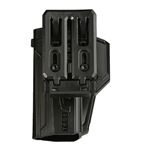 TEGE outside waist belt polymer gun holster for CZ P07 CZ P09 with Two-in-one Belt Clip attachment gun holster
