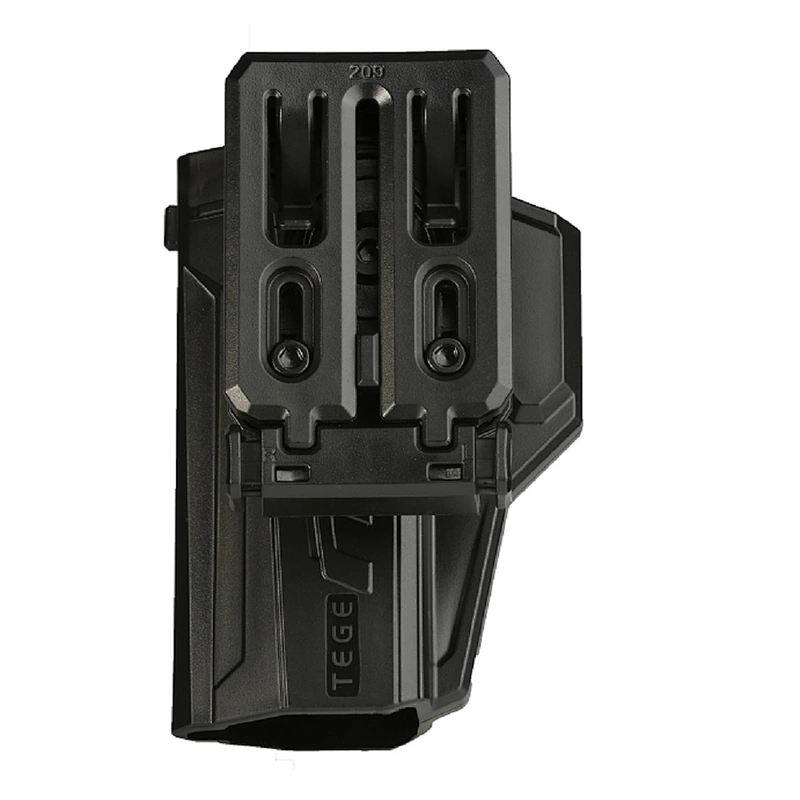 TEGE outside waist belt polymer gun holster for CZ P07 CZ P09 with Two-in-one Belt Clip attachment gun holster