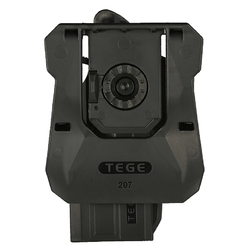 Tege hot selling polymer owb gun holster for Glock 17/22/31(Gen1-5) with paddle attachment