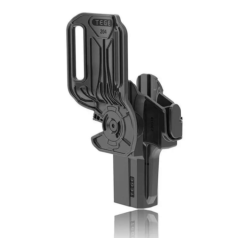 TEGE Middle Finger Release shoulder concealed tactical pistol fanny pack gun holster for Glock 19 19X 23 32 45(Gen 1-5)