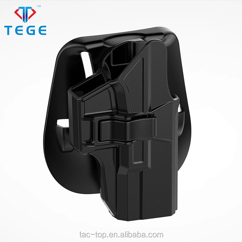 2018 New designed Glock19 outside waistband durable polymer holster fits Glock19/23/32 attached a paddle