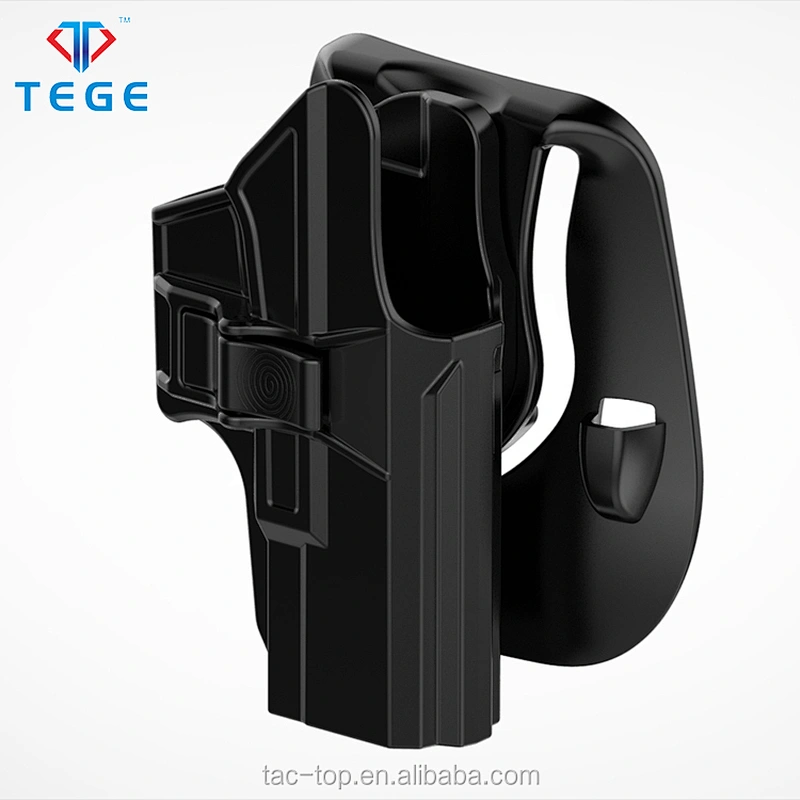 2018 New designed Glock19 outside waistband durable polymer holster fits Glock19/23/32 attached a paddle