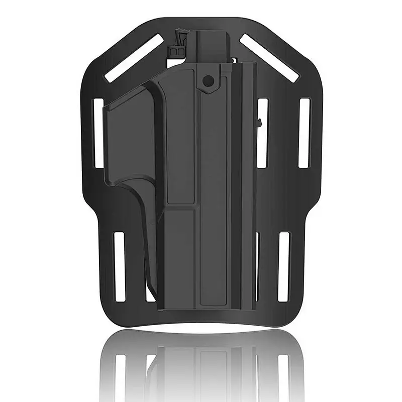 Thumb Release Glock 17 Holster Glock 22 31 Drop leg platform Holster, Tactical 360 Degrees Adjustable Outside Waistband Holster