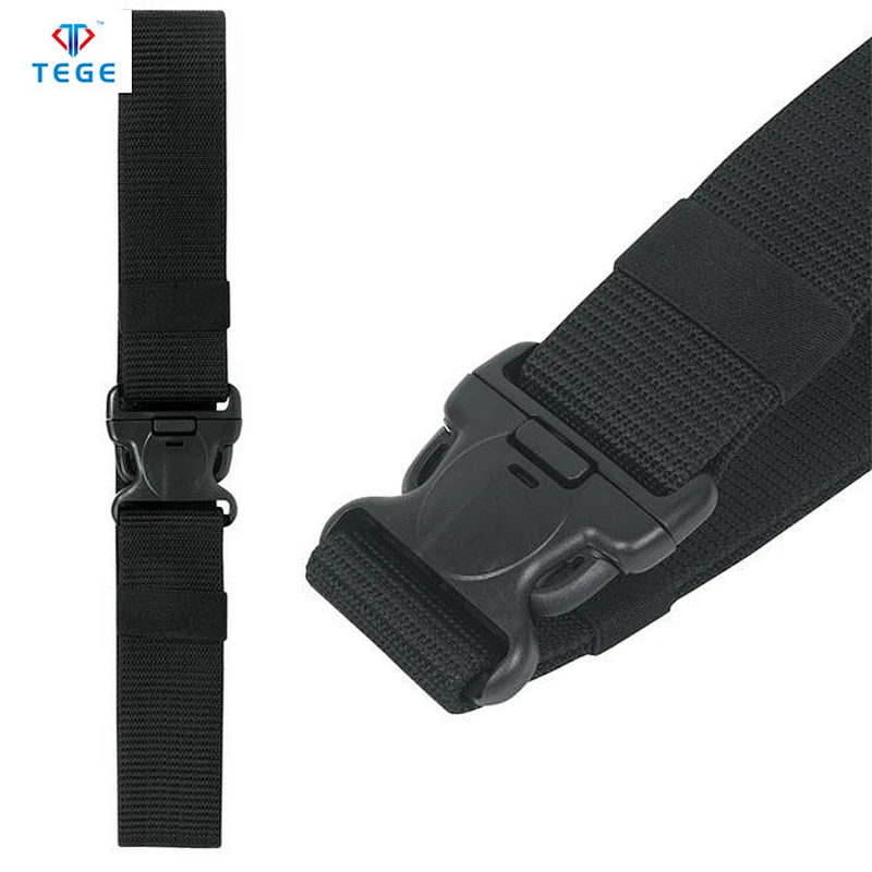 Tactical Belt 2 Inch Waist Belt Adjustable Military Style Nylon Duty Belt with Quick-Release Double Buckle