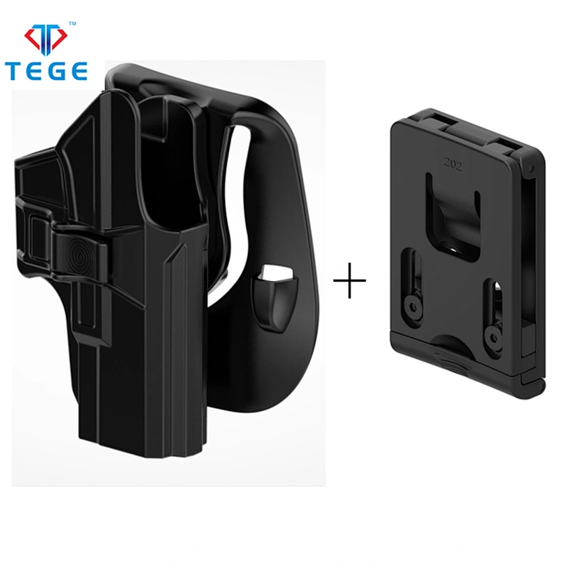 Adjustable Durable Glock Gun Holster for Glock 19 23 32 Tactical Concealed Carry Quick Release  Polymer Pistol Holster Bag