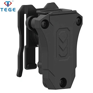 TEGE MOLLE System Tactical Black Pistol Magpouch Backup Universal Single Gun Magazine Pouch