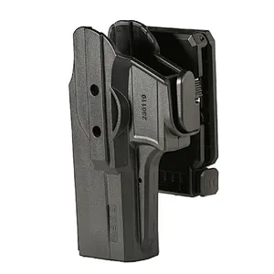 TEGE polymer outside waist belt fast draw & quick release gun holster Glock 17 19 left right handed interchangeable gun holster