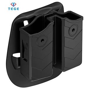 Polymer double stack magazine pouch fits for CZ 75,CZ P07,CZ P09