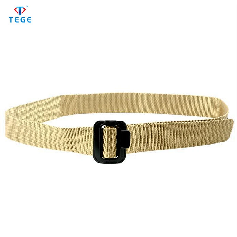 TEGE High Quality Outdoor Adjustable Tactical Belt Customized Nylon Duty Belt With 5cm Width For Men