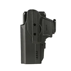 TEGE polymer outside waist belt fast draw & quick release gun holster Glock 17 19 left right handed interchangeable gun holster