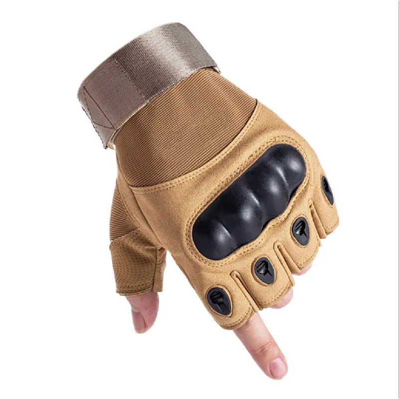 Factory Direct Wholesale Tactical Gloves Superfine Fiber Women and Men Tactical Half Finger Knuckle Glove
