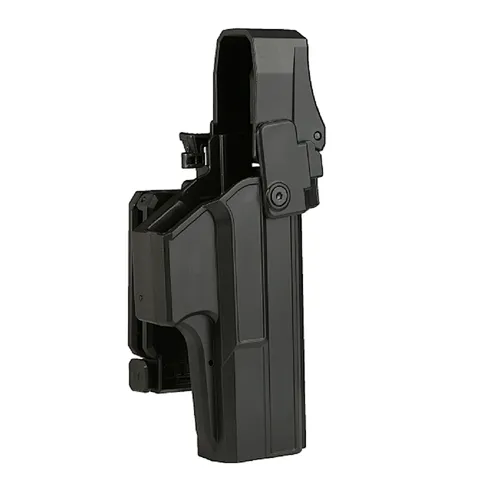 Tege 2020 hot sell newly designed polymer gun holster for Glock 17 Level 3 protection law enforcement with belt clip attachment