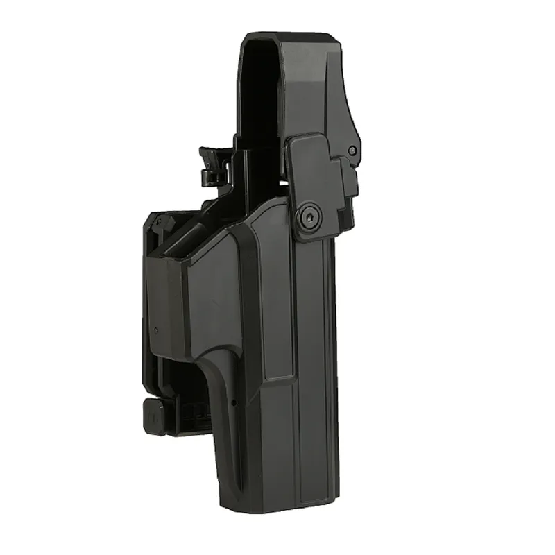 Tege 2020 hot sell newly designed polymer gun holster for Glock 17 Level 3 protection law enforcement with belt clip attachment